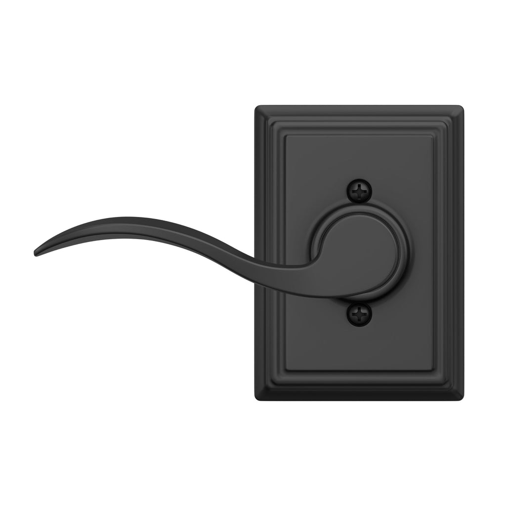 Accent Non-Turning Dummy Door Handle, Right Handed, Matte Black