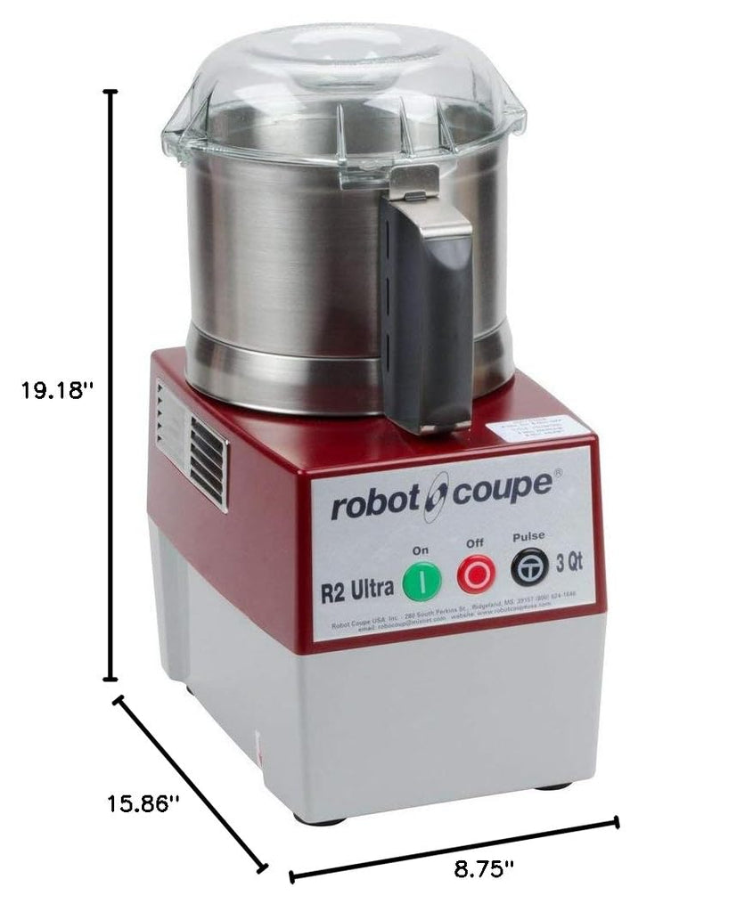R2U Continuous Feed Combination Food Processor with 2.9 L Stainless Steel Bowl - 120-Volts, R2N Ultra