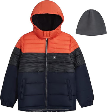 Boys' Big Active Puffer Jacket Winter Coat