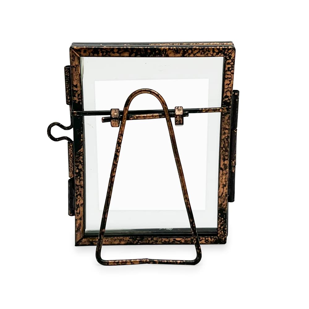 Jacobs 2x3 (10PK) Bronze Metal Floating Picture Frame, Locket Closure