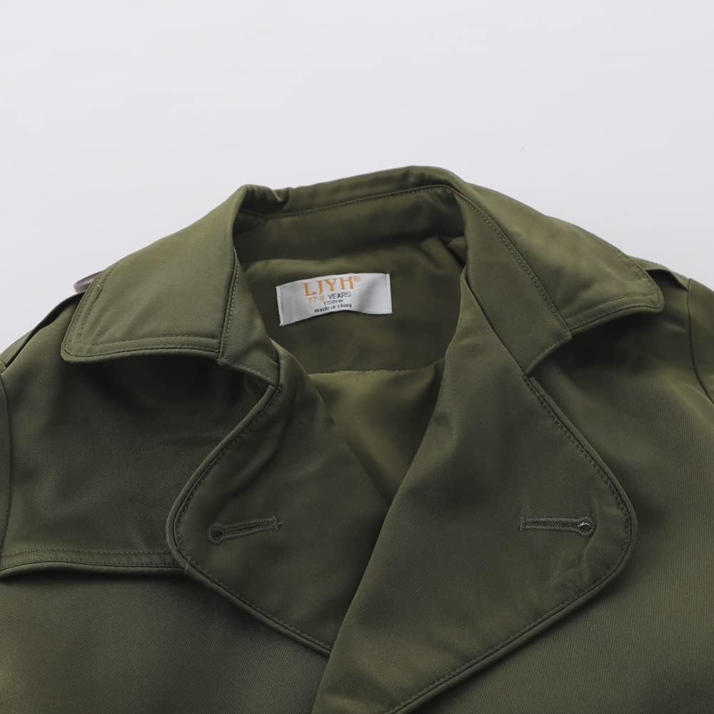 Big Boys Classic Peacoats Dress Coats Children Fall Toggle Trench Jackets
