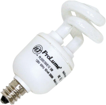 Twist Candelabra Screw Base Compact Fluorescent Light Bulb