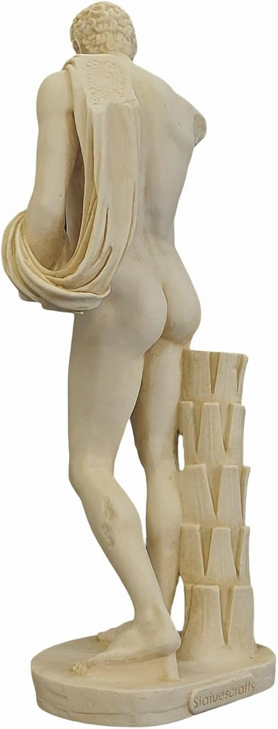 Hermes Statue Museo Pio Clementino Roman Sculpture Solid Alabaster Figurine Ancient Greek Roman Mythology Museum