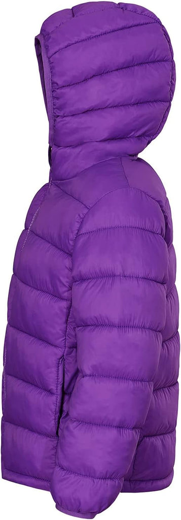 Hooded Puffer Jackets for Boys and Girls - Lightweight and Packable - Autumn and Winter Coat, Warm and Comfy