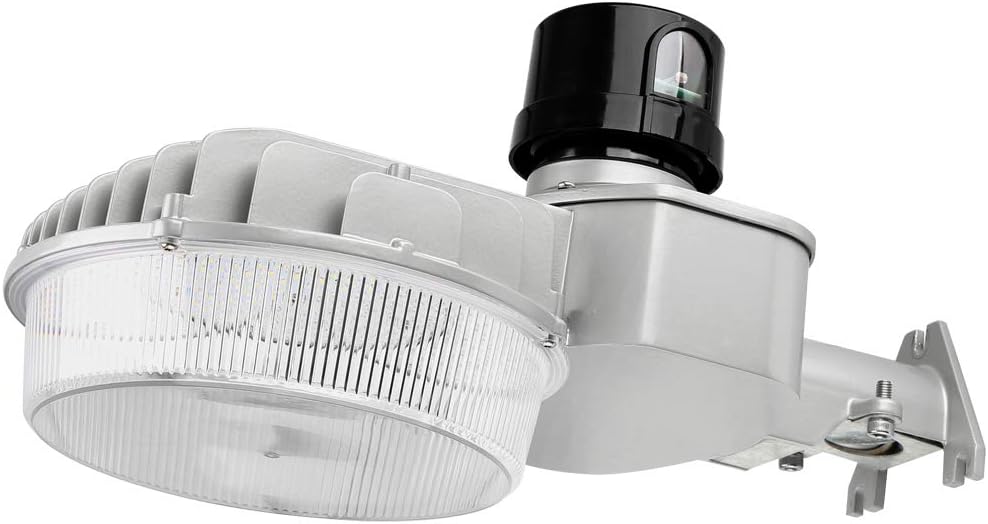 80W LED Dusk to Dawn Outdoor Light - Adjustable Wattage (80/64/48/32W) & 3 Color Temperatures (3000K/4000K/5000K)