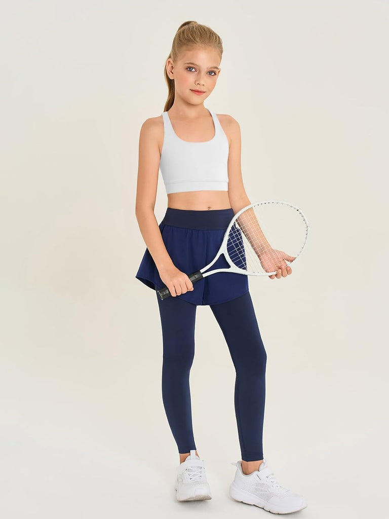 Girls Athletic Sports Bra Kids Strappy Back Training Bra