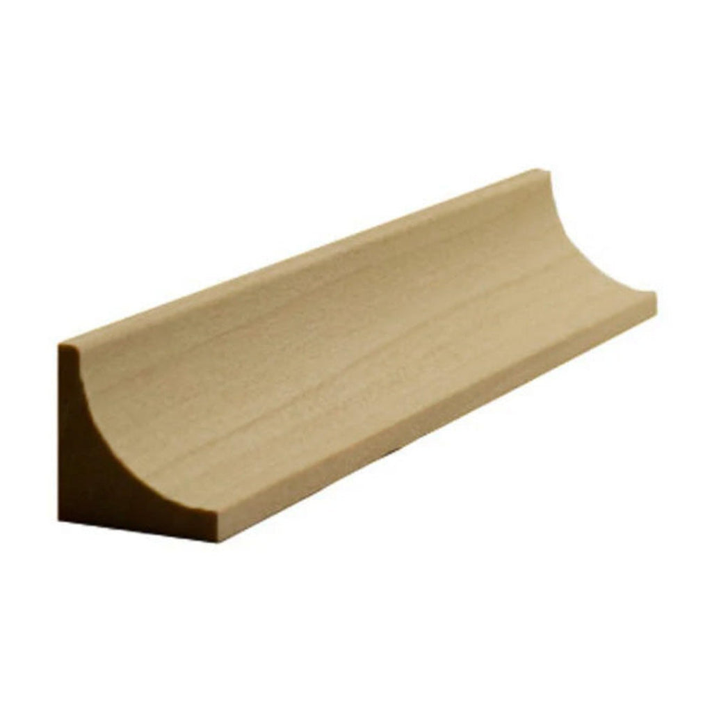 Cove Molding 3/4" x 3/4" Trim. Unfinished, Walnut, 94"