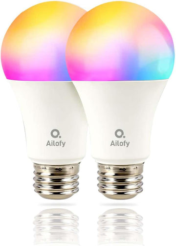 LED Light Bulbs, Smart Light Bulbs that Compatible with Alexa & Google Assistant, Color Changing Light Bulb, WiFi