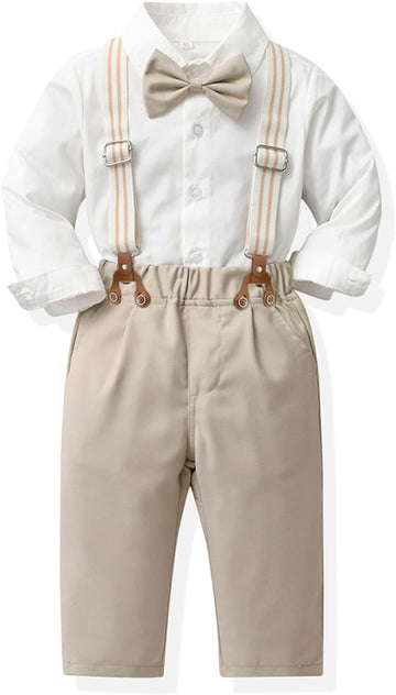 Toddler Boy Suit Baby Tuxedo Boys Formal Outfit Set