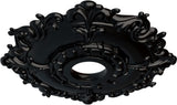 Riley Ceiling Medallion, Jet Black