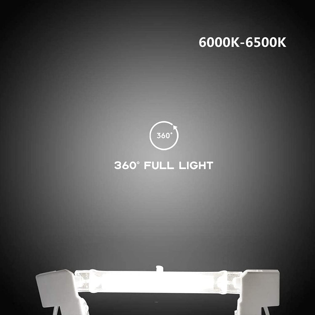 Dimmable 118mm 20W R7S LED Bulbs(4 Pack)- LED COB Light 150W Halogen Equivalent 118mm R7S LED J T-ype T3 120V