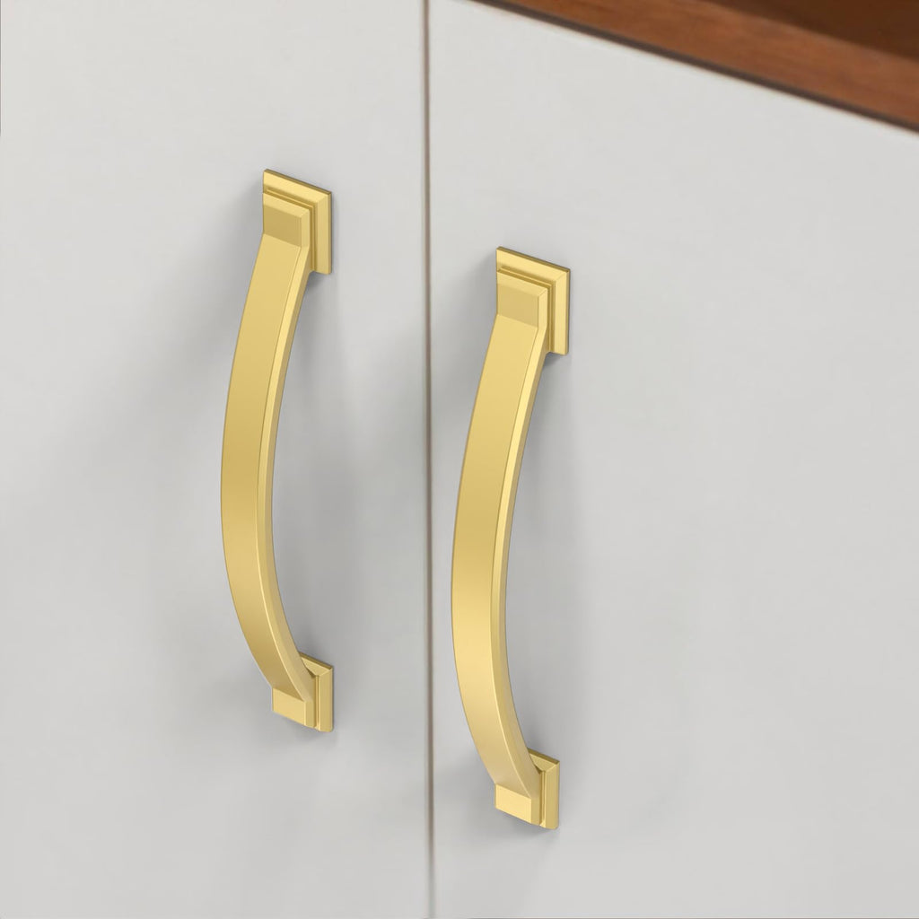 10 Pack 5 Inch Cabinet Handles Gold Cabinet Pulls Kitchen Cabinet Handles Kitchen Cabinet Hardware Kitchen Handles