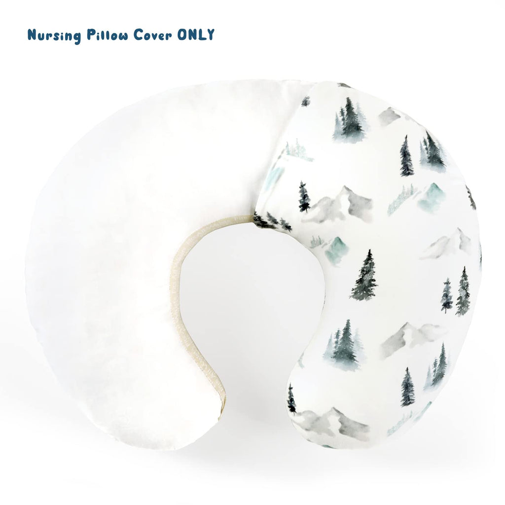 Nursing Pillow Cover Stretchy Minky Removable Nursing Covers for Breastfeeding Pillows, Ultra Soft Comfortable