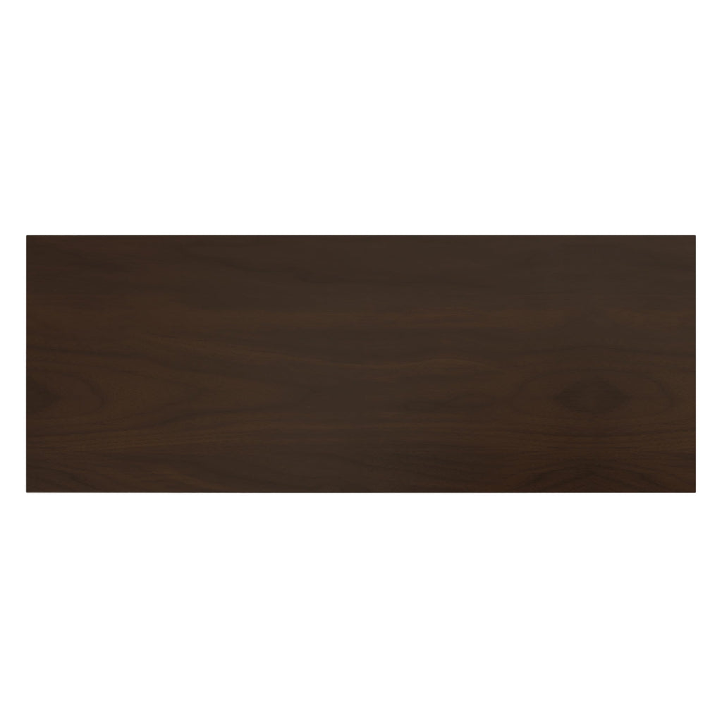 Warm Shaker 47" Wide Solid Wood TV Stand in Brunette Brown