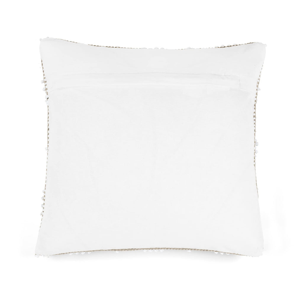 Adelyn Decorative Throw Pillow Cover, 20" W x 20" L, Neutral - Square Pillow - Neutral Diamond Pillow - Textured