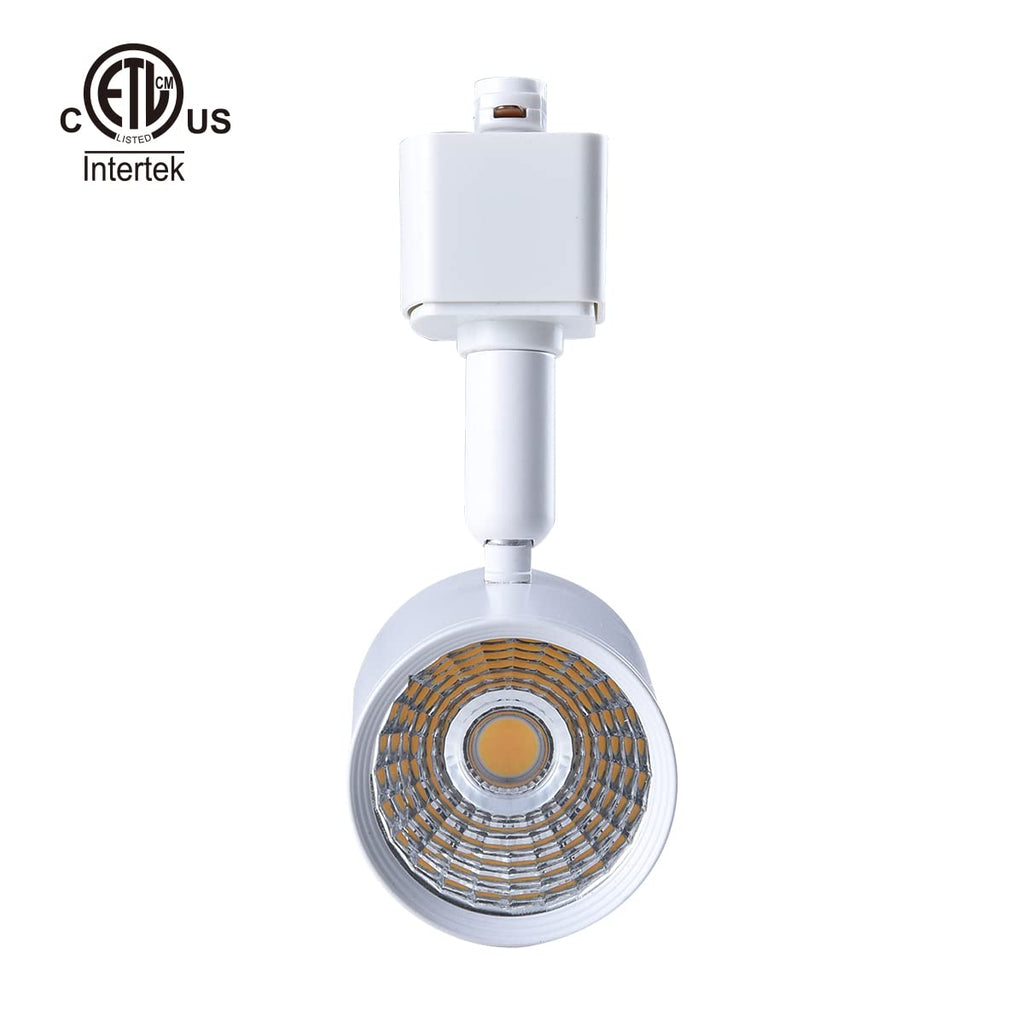 12 Pack LED Track Lighting Heads 6.5W White 3000K Warm White