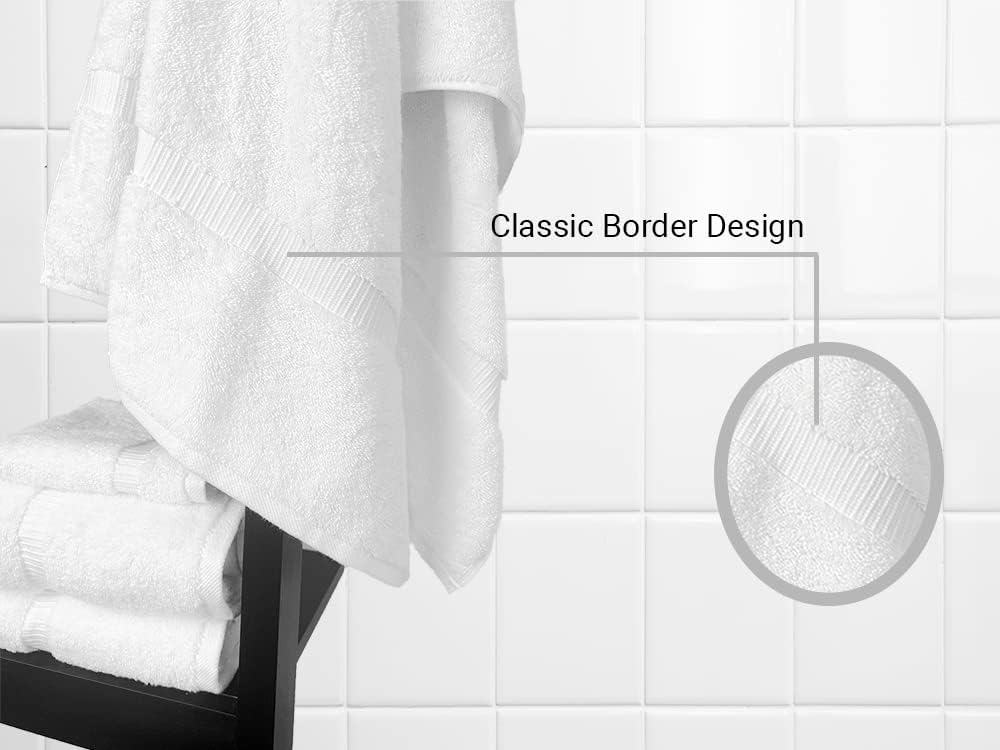 8-Piece Towel Set, 100% Premium Cotton Turkish Towels,Luxury Towel Super Soft and Absorbent, Perfect Use , Shower