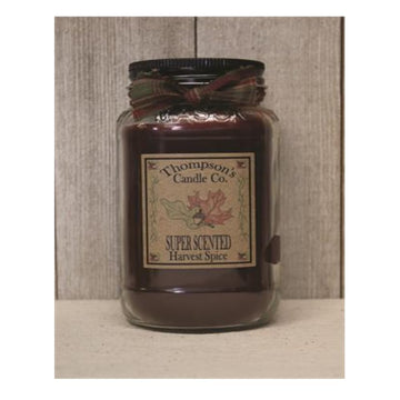 Candle Harvest Spice Large Mason Jar Candle, 20 oz, 85 Hour Burn Time