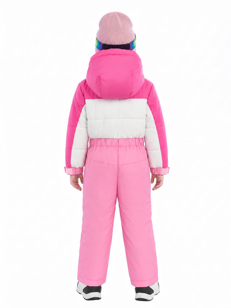 Toddler Girls Snowsuit Waterproof Insulated One Piece Coveralls