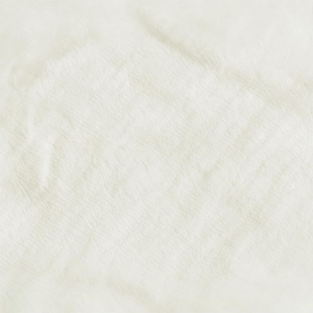 Fleece Sheets Queen Size Set - 4-Piece Velvet Flannel Sheet Set - Ivory