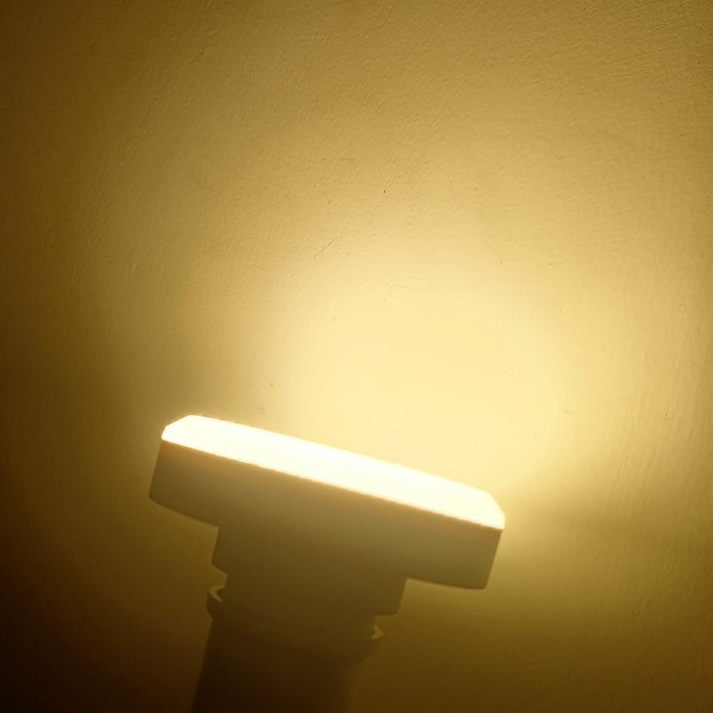 E27 120V 10W LED Mini Flat Light Non-dimmable 75W Squat Bulb Replacement 3000K Soft White led Bulb (Warm White 3000K)
