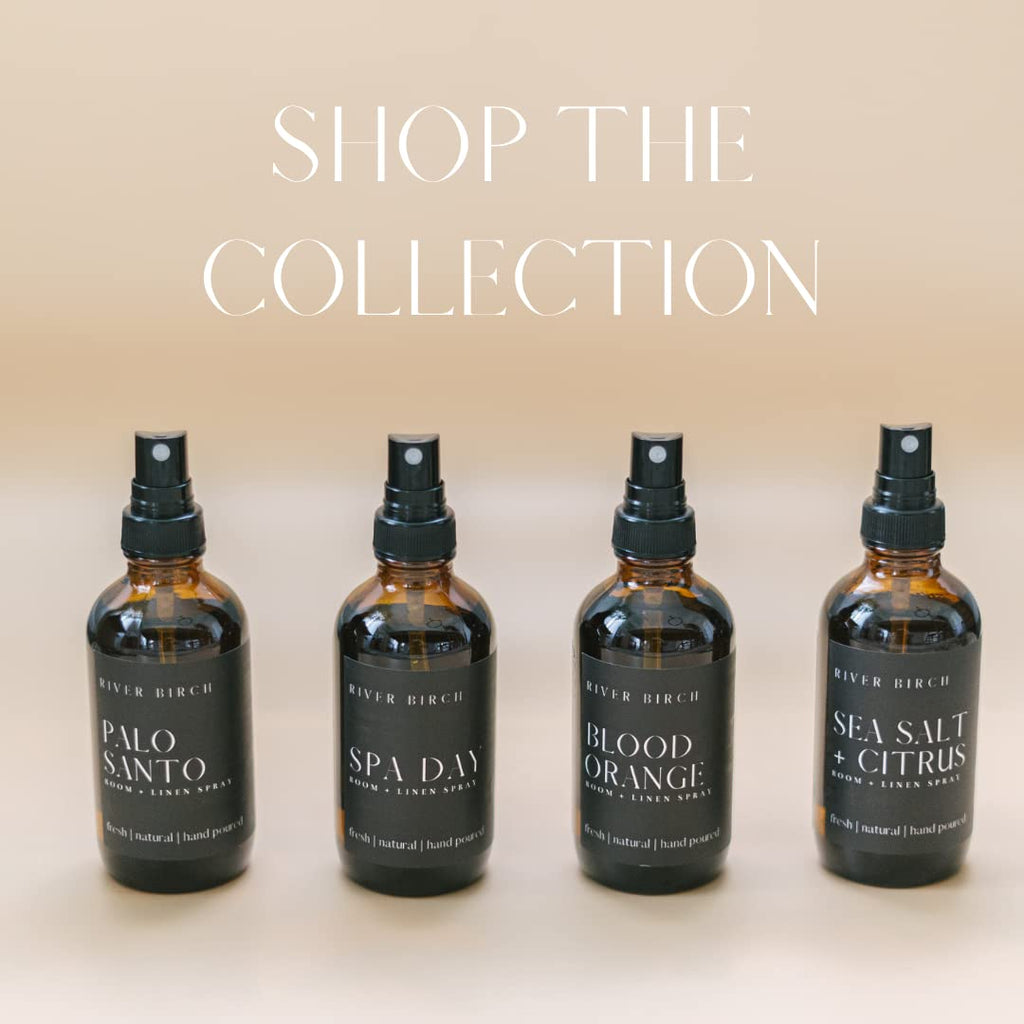 Luxury Linen and Room Spray - Palo Santo Home Signature Scent - Room Fragrance Spray - Fragrant Fresh Linen Air - Set of 4