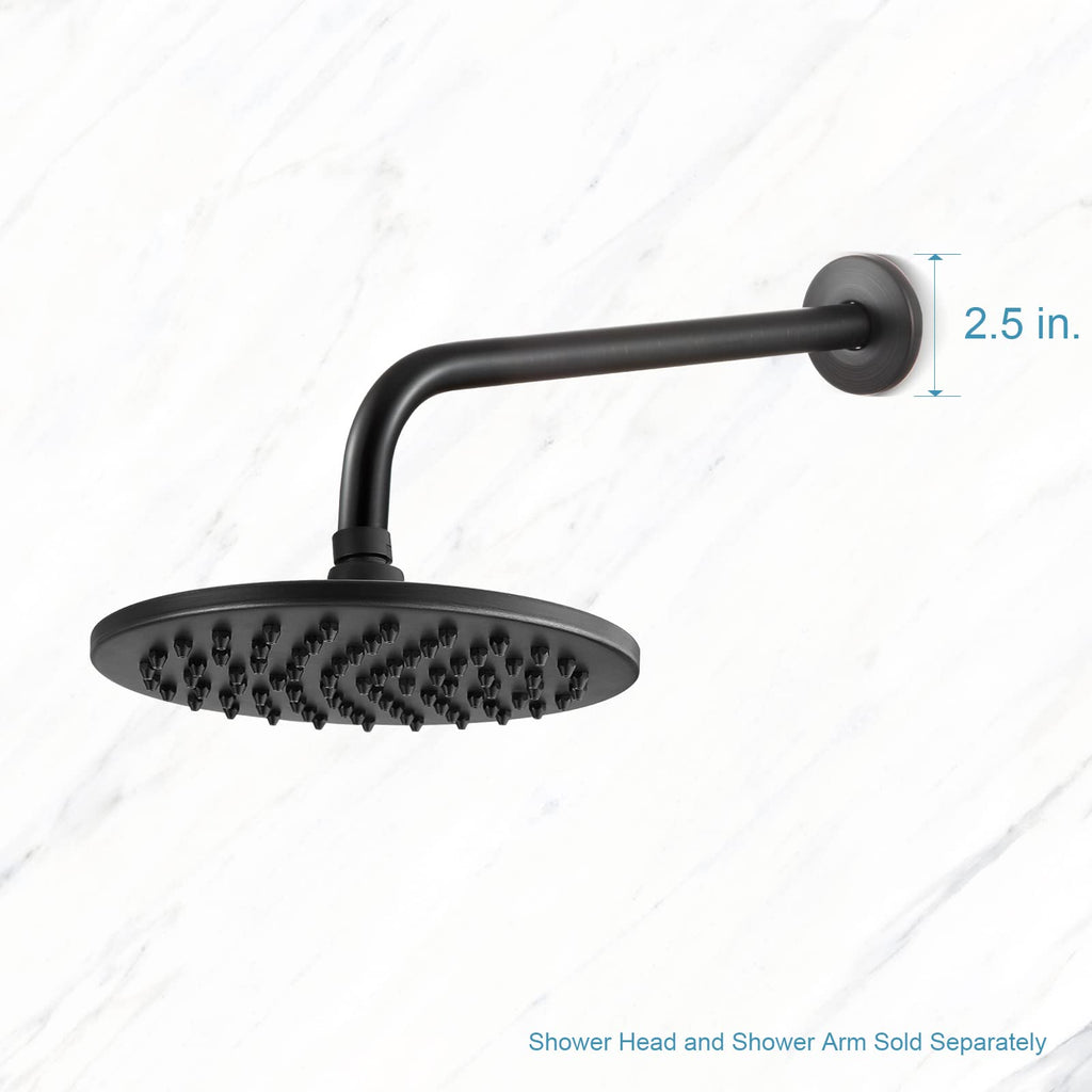 Shower Arm Flange Oil Rubbed Bronze 2.5" in Outer Diameter Replacement Shower Head Arm Escutcheon Plate Suitable for