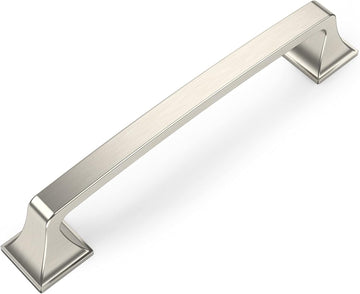 10 Pack Brushed Satin Nickel 5 Inch(128mm) Hole Centers Kitchen Cabinet Pulls Hardware Kitchen Handles for Cabinets