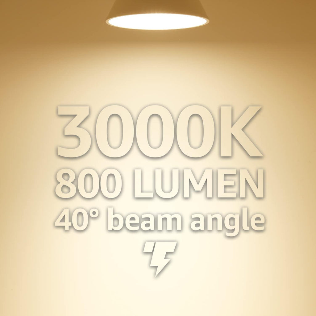 PAR30 LED Bulb, CRI90+ Dimmable, 8W Equivalent 75W, 3000K