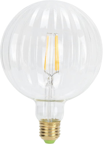 G125 Vintage LED Bulb 4W Watermelon‐Shape LED Filament Bulb E27 Base for Restaurant Bar Coffee Shop Warm Light
