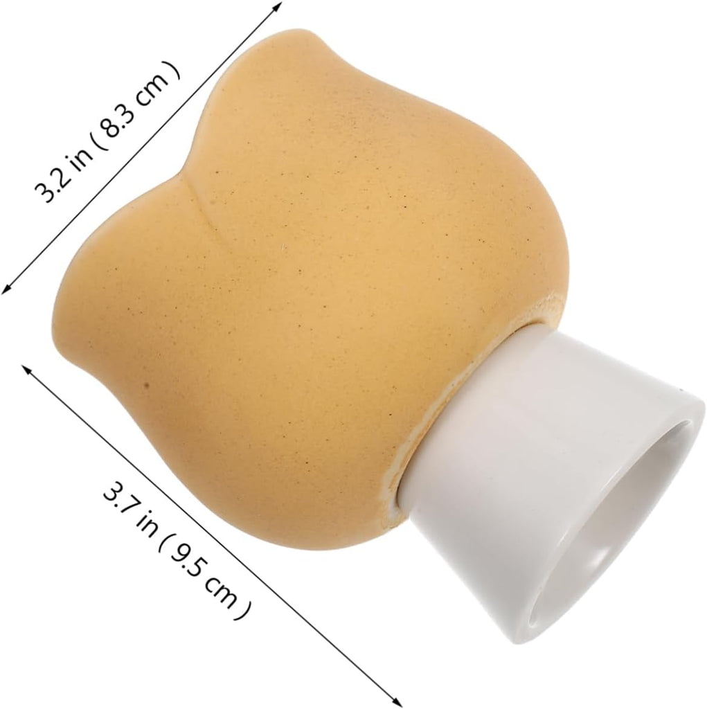 Unique Tulip Shape Ceramic Candle Cup Empty for Tea Lights Aromatherapy Decor