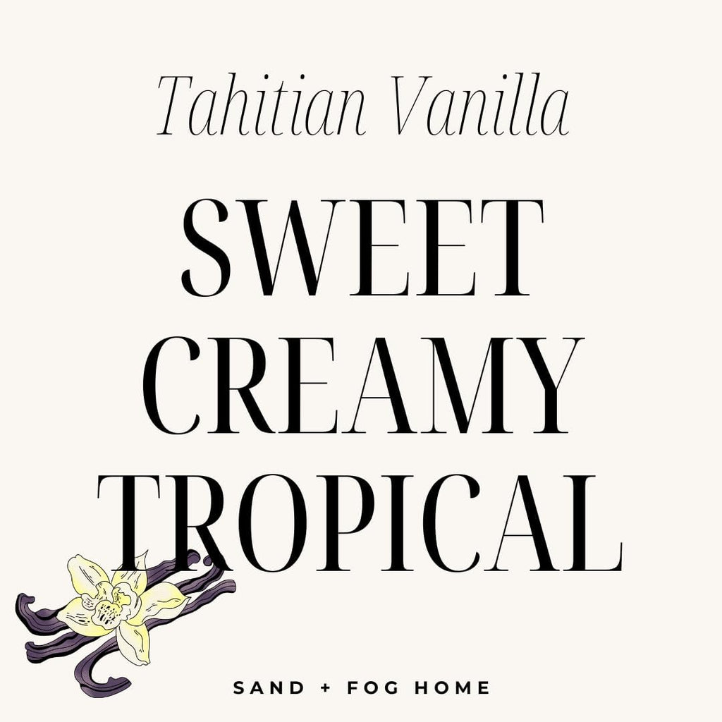 Scented Candle -Tahitian Vanilla - Additional Scents and Sizes - 100% Cotton Lead-Free Wick - Luxury Air Freshening - Set of 2