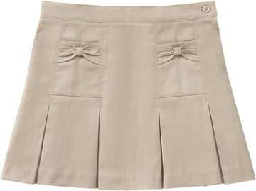 School Uniforms Toddler Girl's Scooter Skirt Bow Pocket