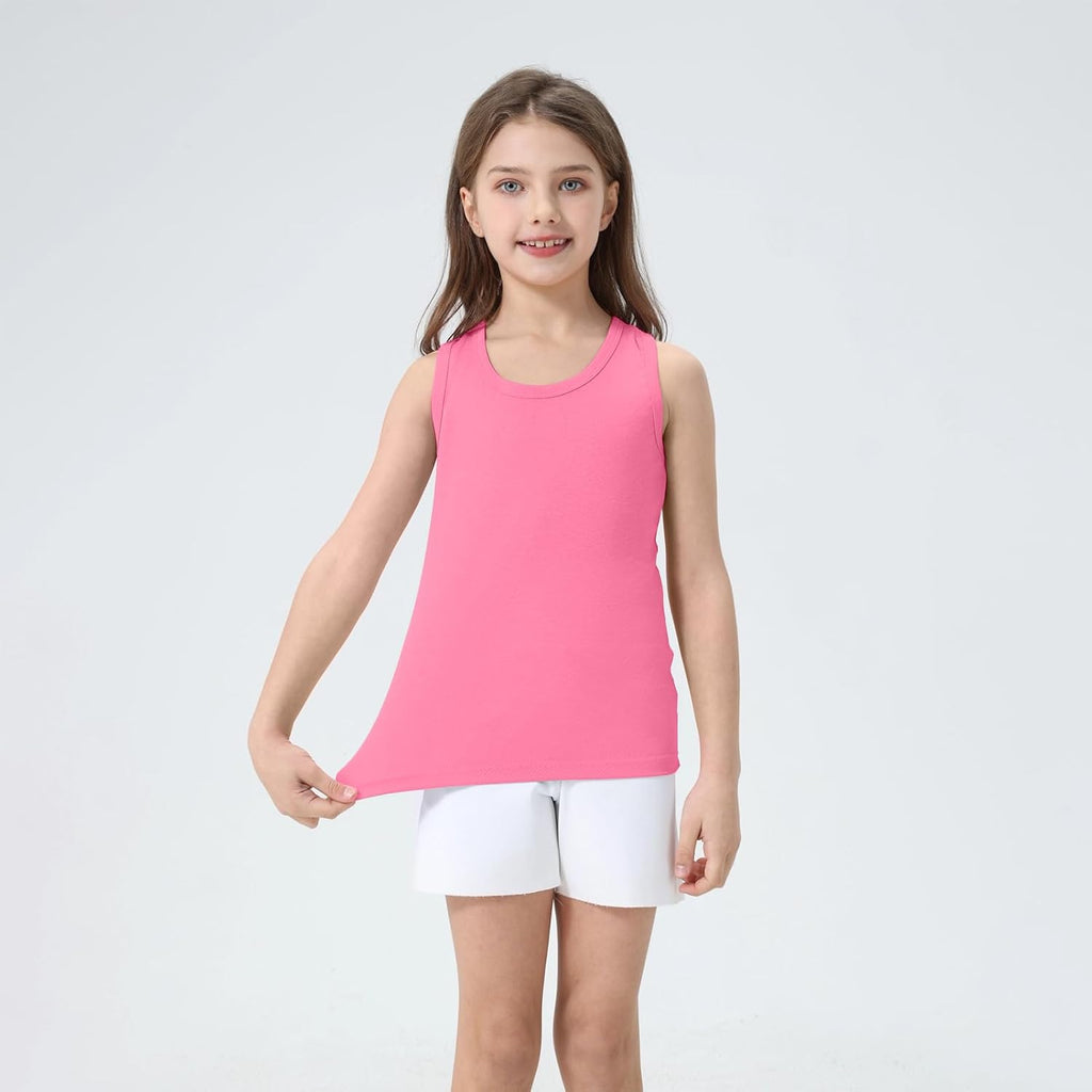 Pack Cotton Girls Tank Tops Kids Sleeveless Top Girl Undershirts