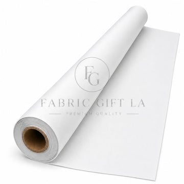White Blackout Drapery Lining Fabric - 54" Wide, 99% Light Blocking Curtain Backing Material, Fabric by The Yard