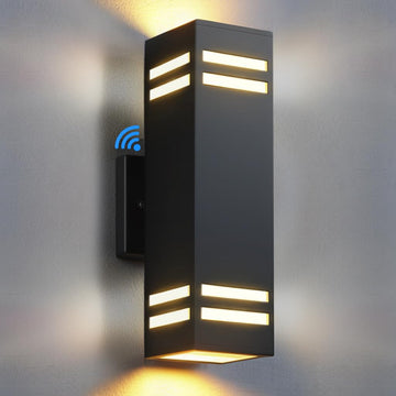 Dusk to Dawn Outdoor Light, Modern Outdoor Wall Lights with LED Bulbs Includes [ETL Listed]