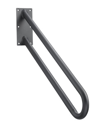 Hold Tight Handrails Steel Wall Mount Handrail - Heavy Duty Stair Railing for Decks, Porch, Mobile Homes, Short