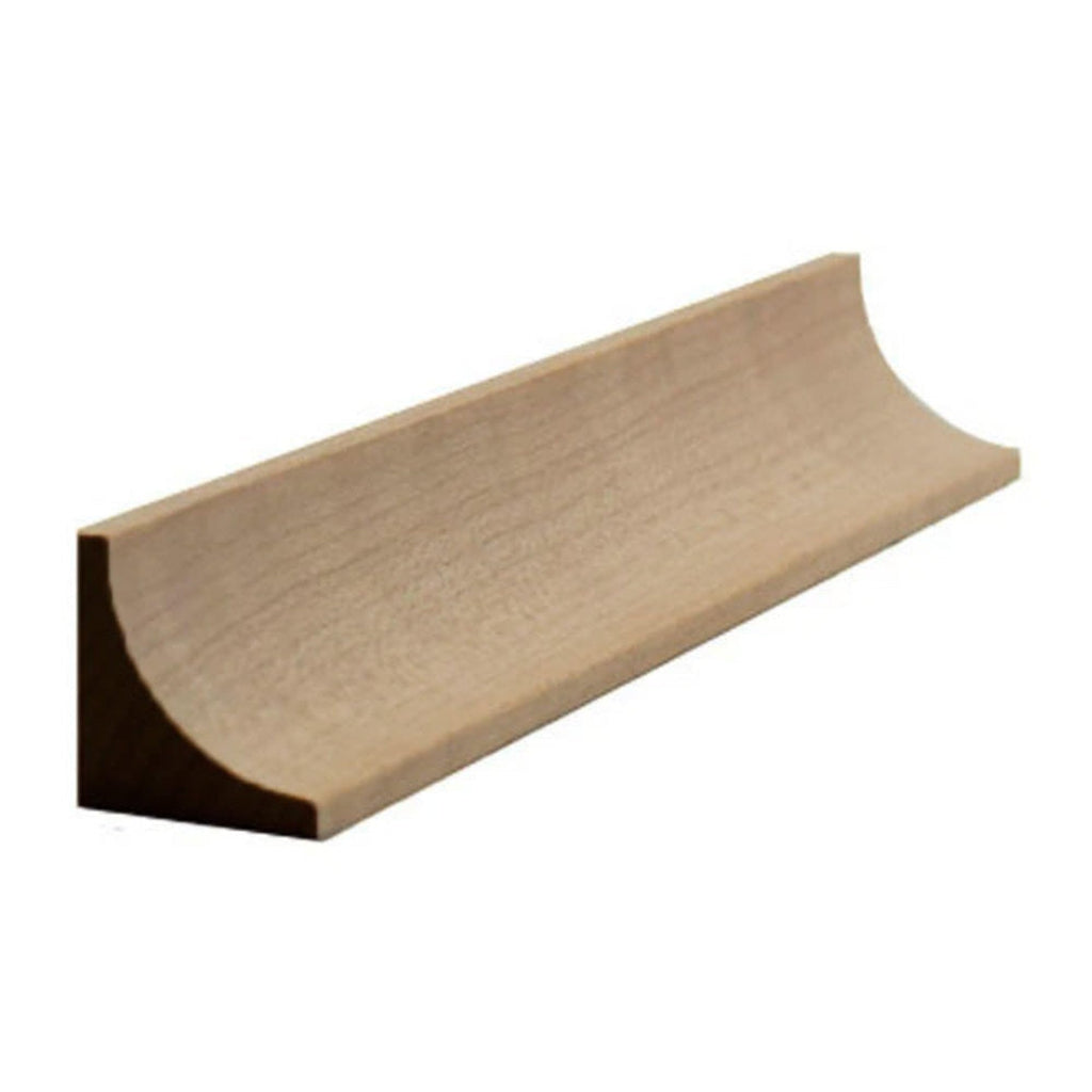 Cove Molding 3/4" x 3/4" Trim. Unfinished, Walnut, 94"