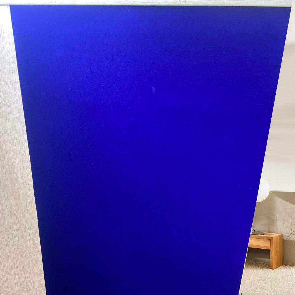 Adhesive Blue Velvet Felt Fabric Liner for Jewelry Box Cabinets Shelf Walls - Arts & Crafts Felt Fabric Sheet - 14.2"