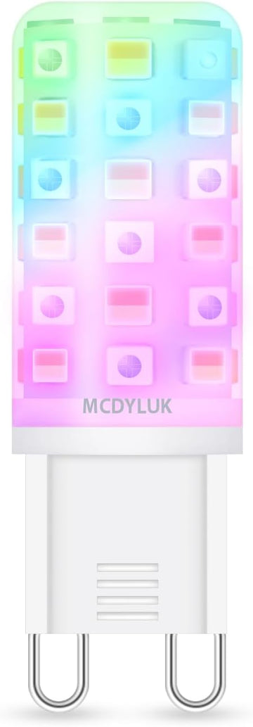 G9 Smart Light Bulb, Compatible with Alexa and Google Assistant, Color Changing Smart Led Bulbs, Dimmable