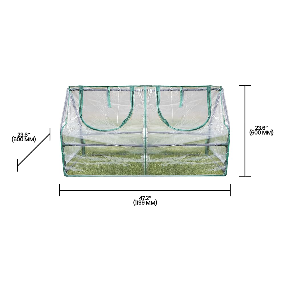 Garden Cold Frame Greenhouse Cloche - 3 Pack