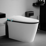 WinZo Luxury Smart Toilet, 1.28 Intelligent Bidet Toilet with Auto Flush, Heated Seat with Warm Water and Dryer