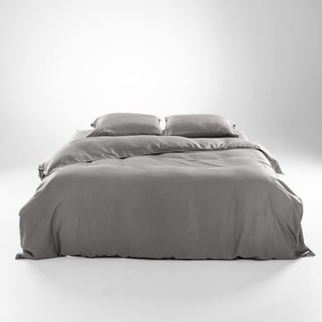 Tencel Duvet Cover Set - Stone Gray