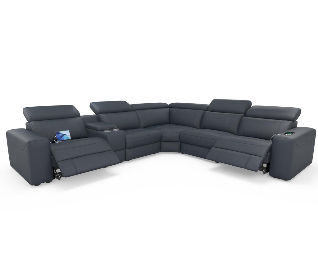 Power Reclining Sectional, Sectional Recliner, Leather Reclining Sectional