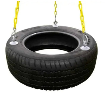 Jungle Gym Heavy-Duty 3-Chain Rubber Tire Swing Seat