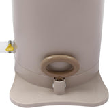 Manual Spin Dryer, Portable 3 Gallon Compact Clothing Dehydrator, Non Electric Foot Mini Laundry Machine with Clear