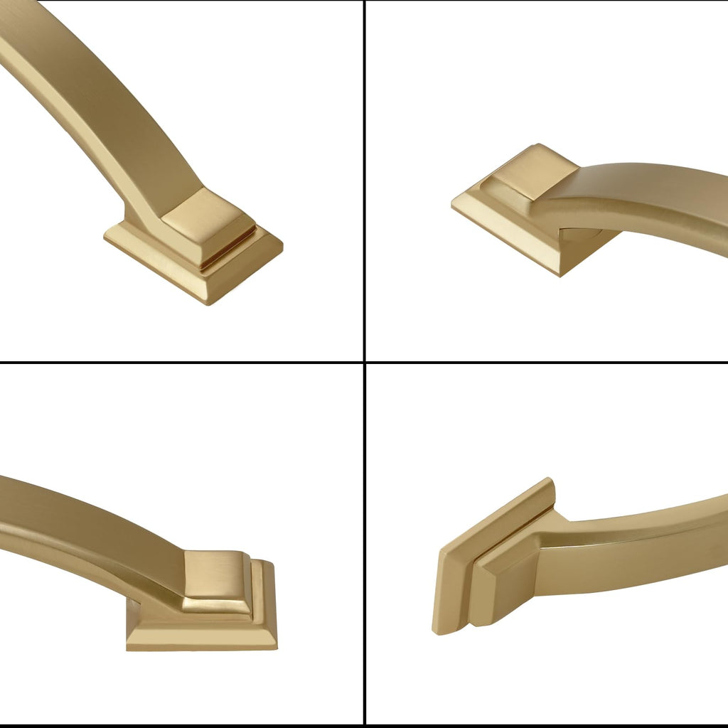 10 Pack 2.5 Inch Cabinet Pulls Champagne Bronze Kitchen Cabinet Handles Zinc Alloy Drawer Pulls Solid Cabinet Hardware