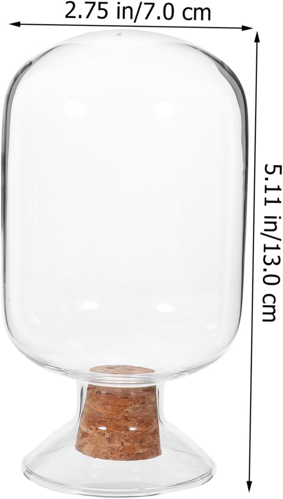 Glass Match Storage Jar Sensory Bottles Lids 250ml Match Holder Decorative Match Jar Multi-functional Glass Jar