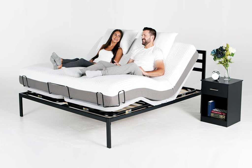 PowerLayer Ultra-Slim Adjustable Bed Frame (King Frame Only)