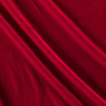Stretch Velvet Red, Fabric by the Yard